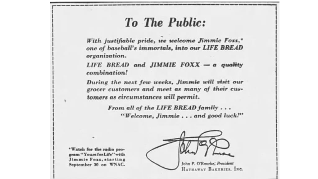 Starting Pitcher: Jimmie Foxx? — The Sporting Blog