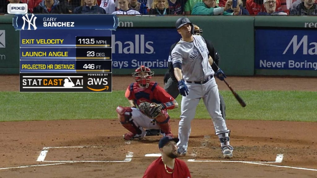 Statcast: Sanchez's 446-ft. HR