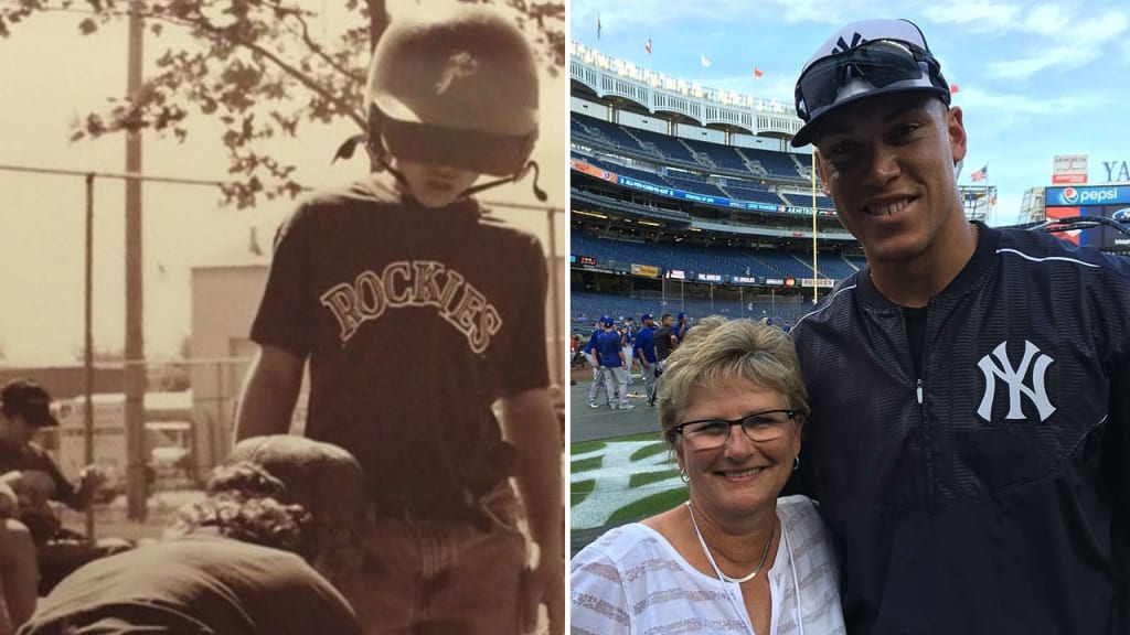 Yankees' Aaron Judge credits mom for success