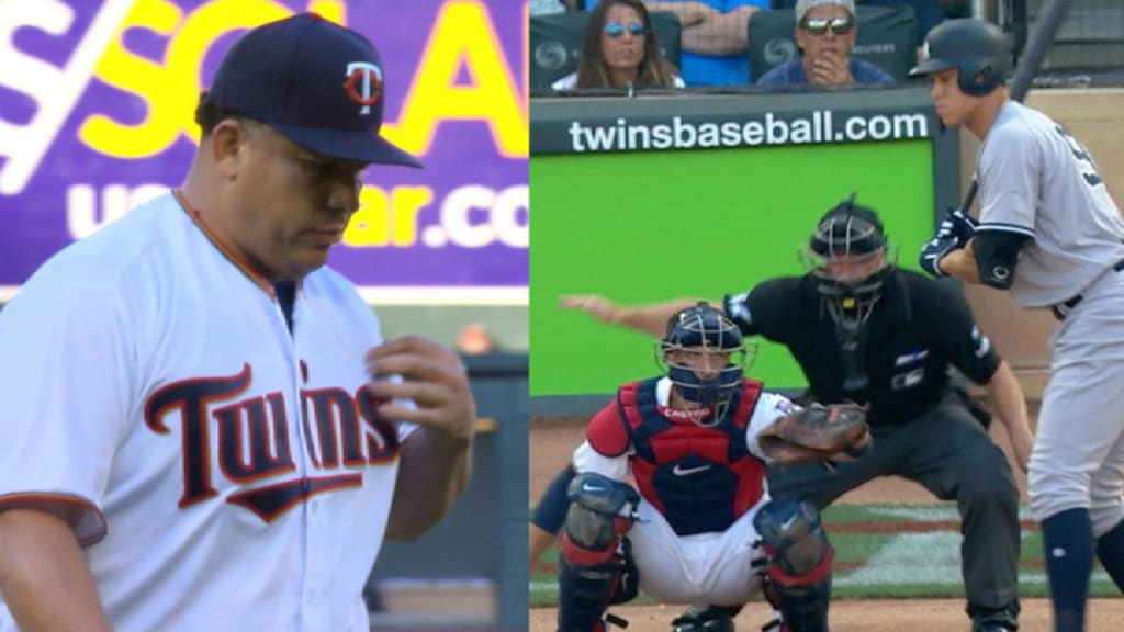 Colon catches Judge looking