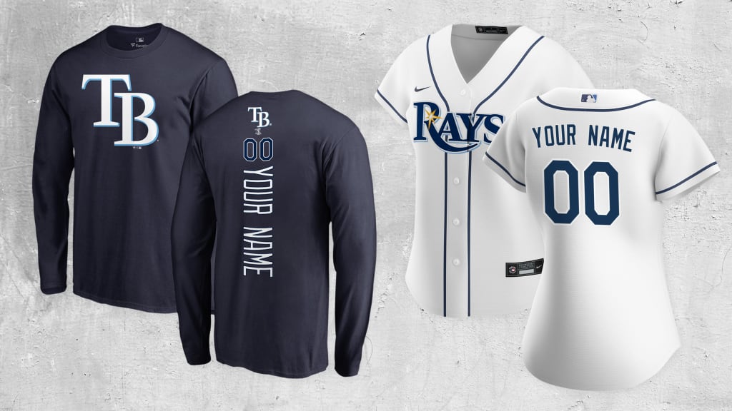 Tampa Bay Rays Custom Name & Number Baseball Jersey Shirt Best Gift For Men  And Women