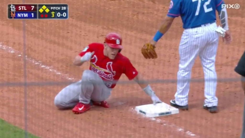 Bader's three-RBI triple