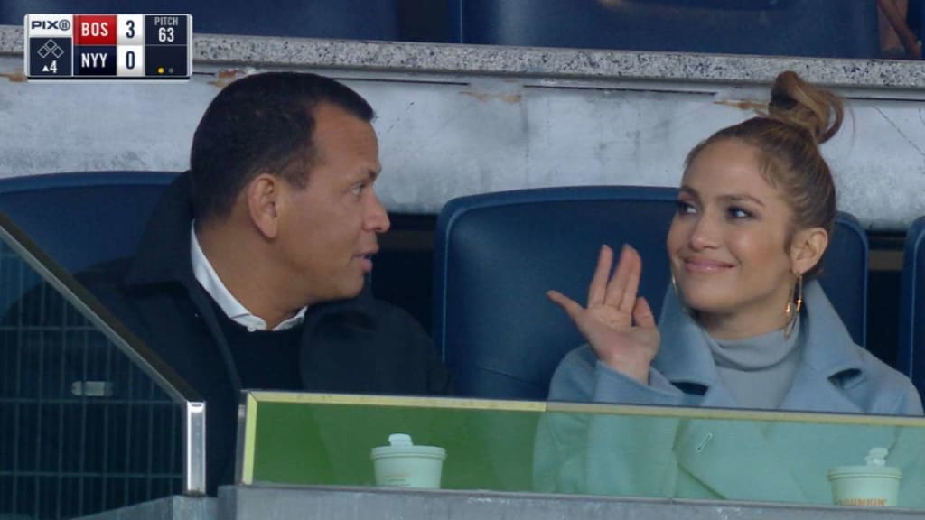 Jennifer Lopez and Alex Rodriguez Bring Their Kids to Yankees Game