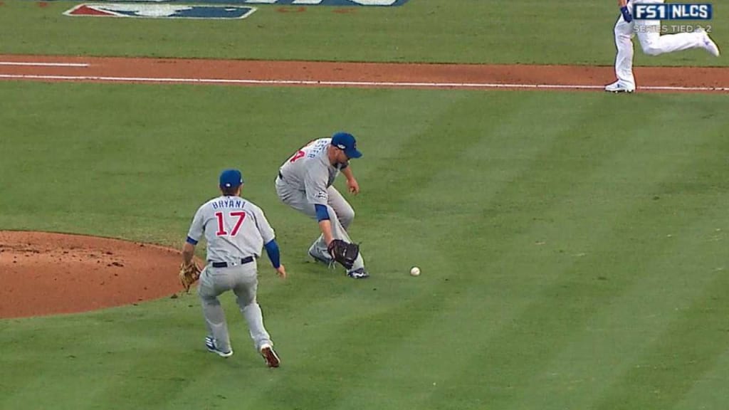 Lester bounces ball to first