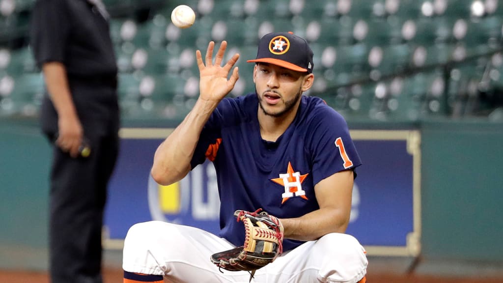 Carlos Correa, who is recovering from left thumb surgery, went 1-for-3 in a rehab start Saturday with Triple-A Fresno. (AP)