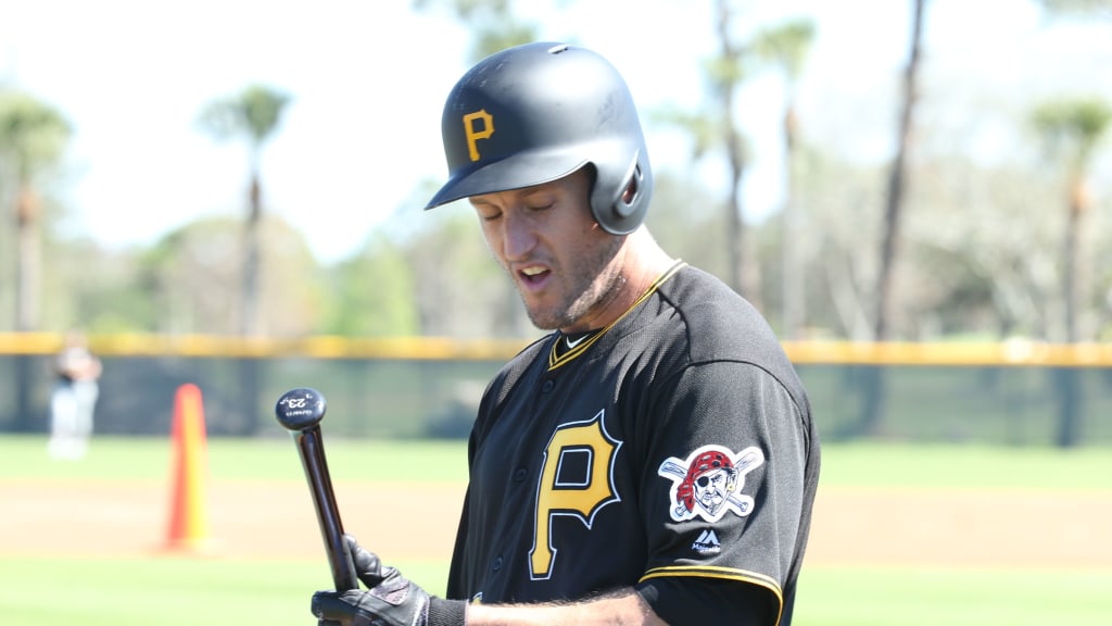 David Freese is happy to be back in Pittsburgh, and he's not afraid to show it. (Dave Arrigo/Pirates)