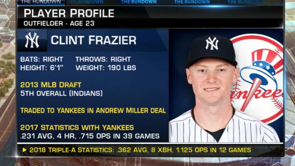 clint frazier called up by yankees