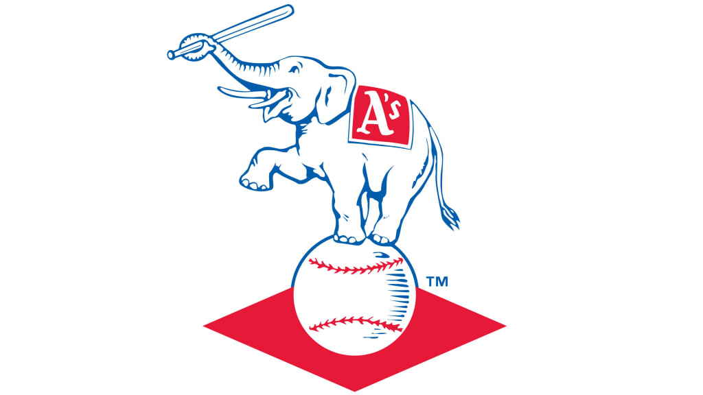 Oakland Athletics Elephant On Ball Sleeve Patch Jersey MLB Logo Emblem