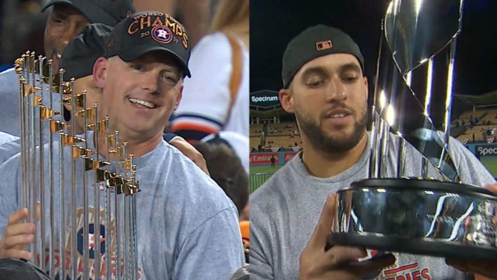 George Springer, who aspired to be like Willie Mays as a kid, wins MVP  trophy bearing his name
