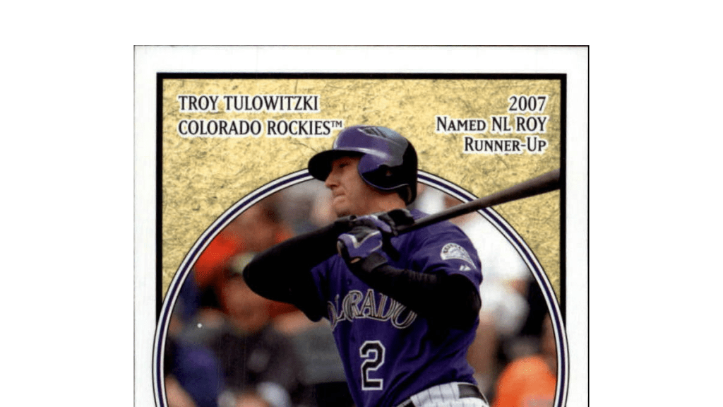 Troy Tulowitzki 2007 Topps Rookie Card