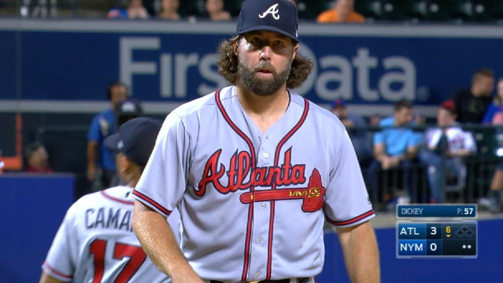 Braves' R.A. Dickey weighing whether to retire