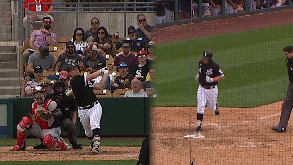 Andrew Vaughn's 1st spring homer