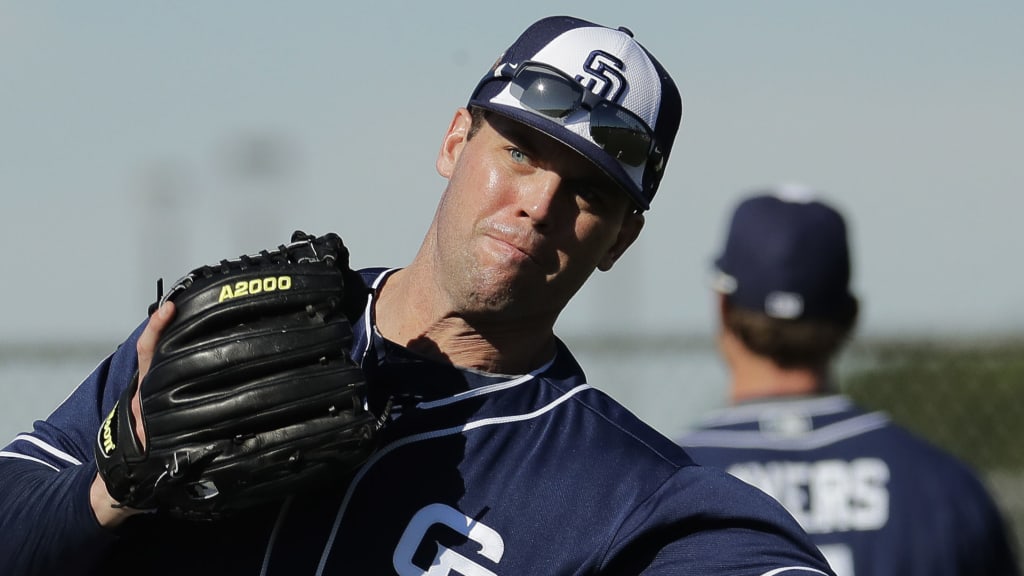 Padres starting pitcher Clayton Richard struggled in Sunday's loss to the Indians, allowing six runs on eight hits with one walk. (AP)