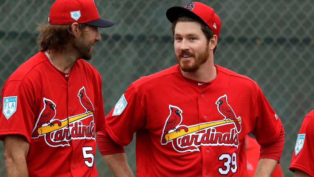 Yadier Molina and Miles Mikolas are - St. Louis Cardinals