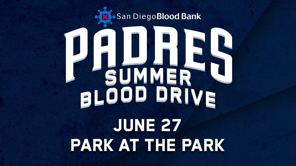 The Padres and the San Diego Blood Bank have teamed up to create a new program, and will host the inaugural blood drive at Petco Park.
 (Padres)