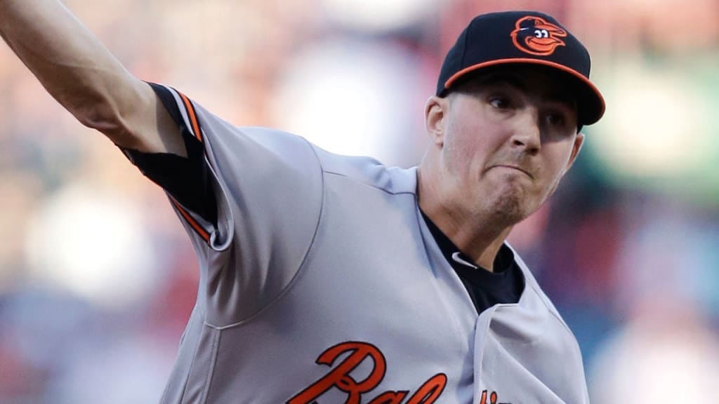 Kevin Gausman allowed six runs over three innings in the O's loss to the Red Sox on Wednesday. (AP)