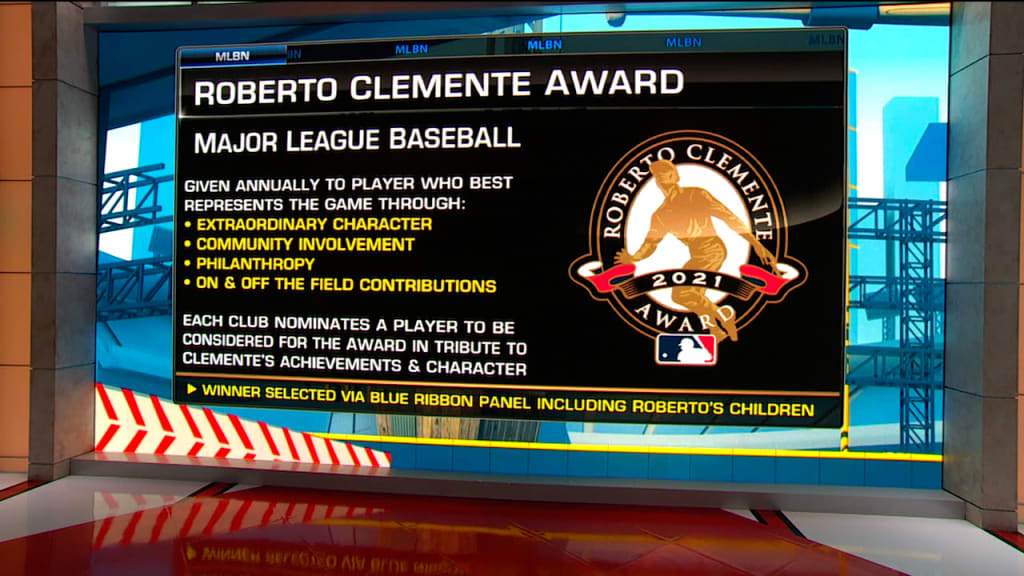 Crawford is Clemente Award nominee, 09/08/2022