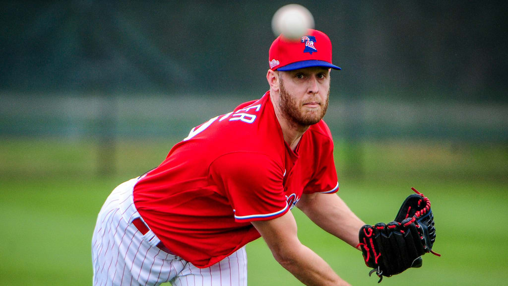 Zack Wheeler working on slider at Spring Training