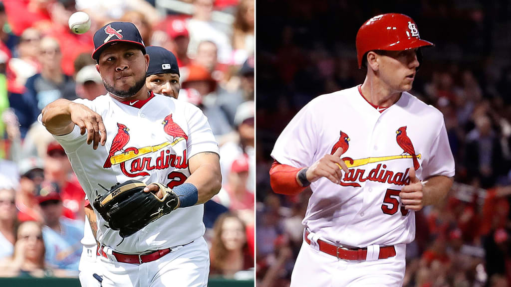 The Cardinals will be facing roster decisions when Jhonny Peralta (left) and Stephen Piscotty return from rehab assignments. (AP)