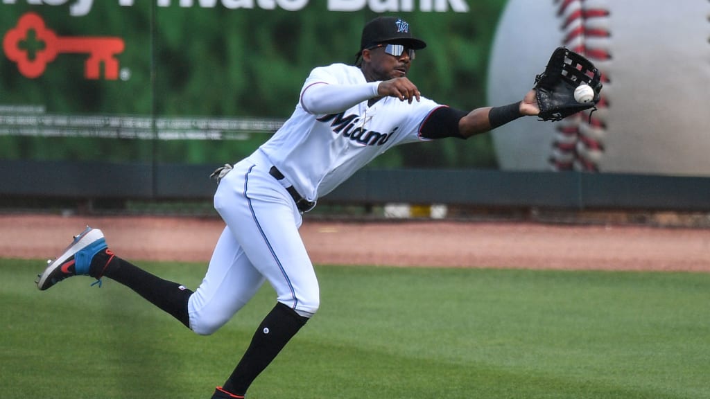 Miami Marlins' Lewis Brinson impressing in spring training again