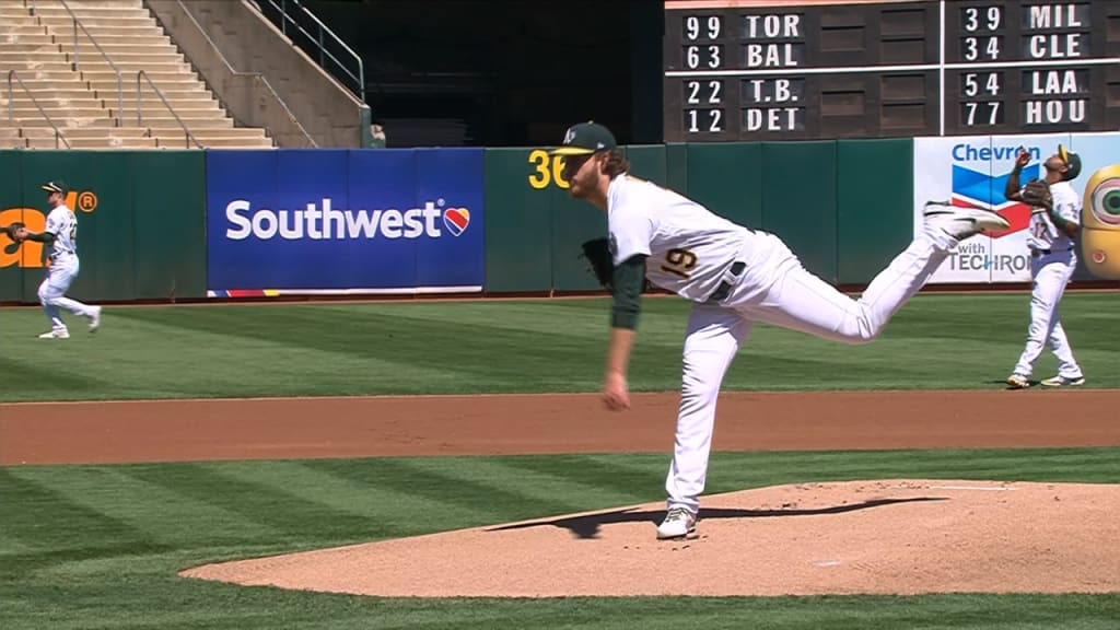 A's Matt Chapman leaves game after fouling ball off shin, likely out Sunday