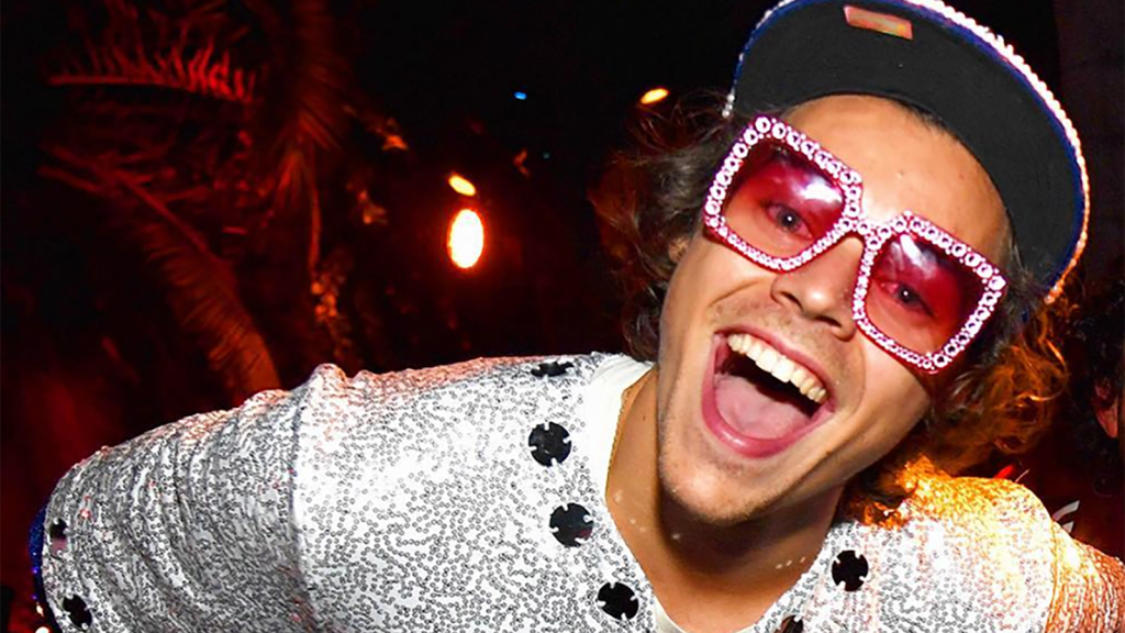 Harry Styles wore an Elton John-inspired sparkly Dodgers costume before  Game 3