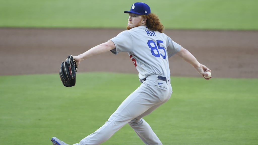 Dustin May picks up 8 strikeouts