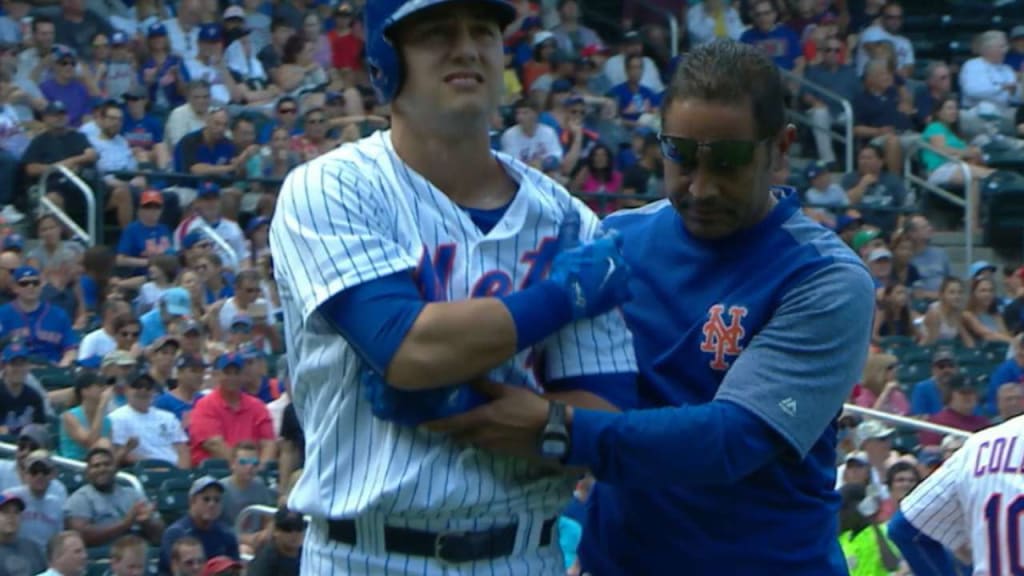 Michael Conforto injury: Mets outfielder leaves game with