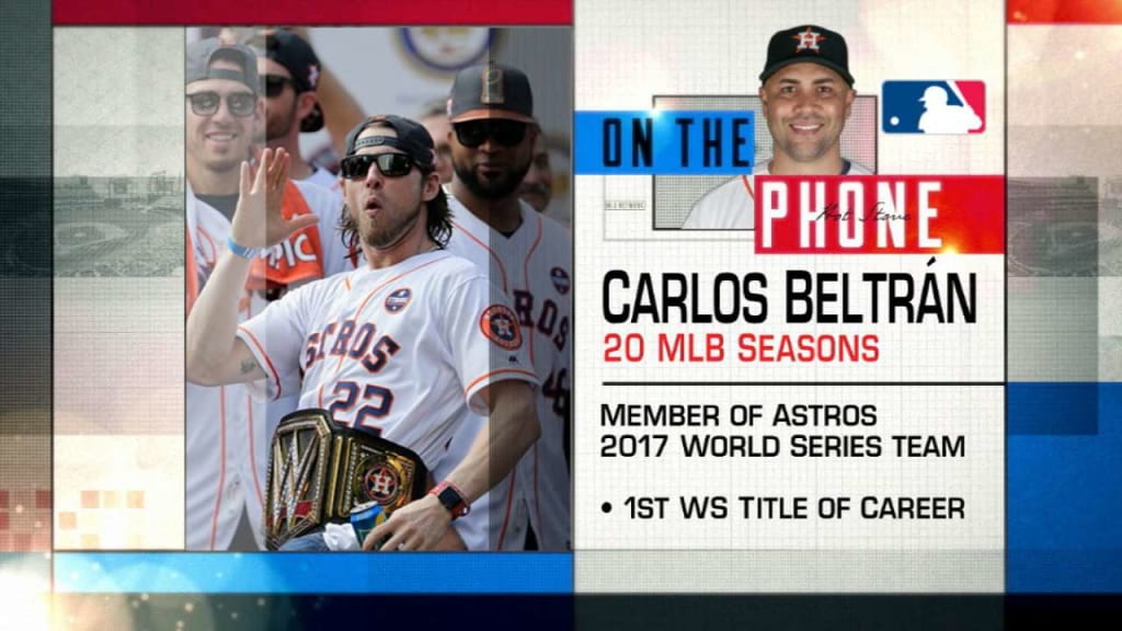 Carlos Beltran Jersey - Houston Astros 2017 Away Baseball MLB