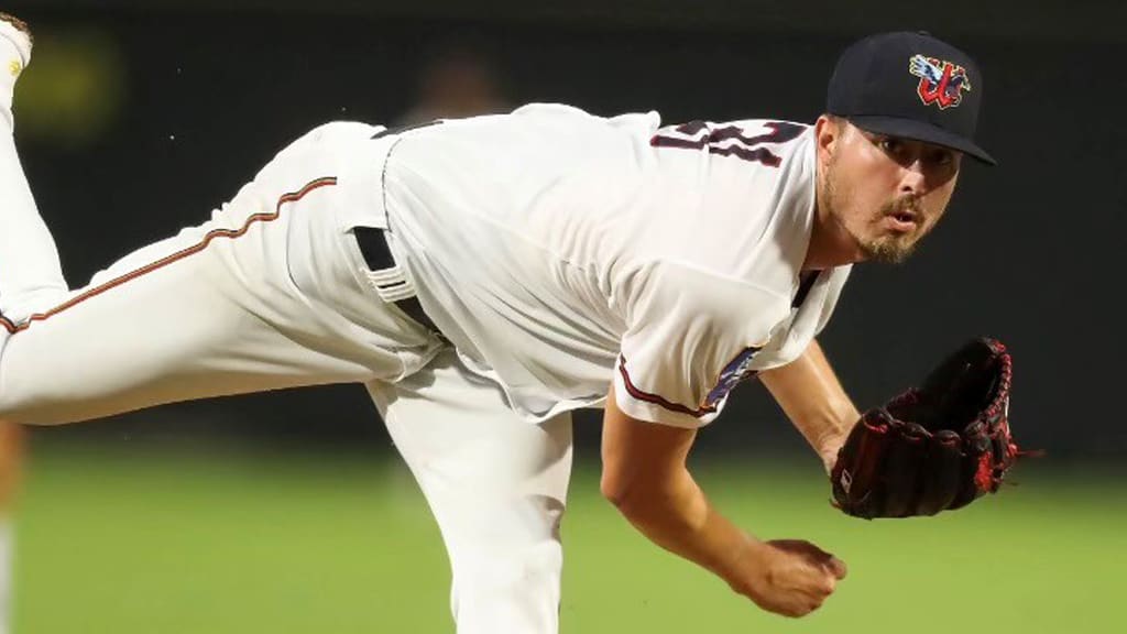 Jordan Balazovic has not allowed a run over his last 18 2/3 innings for Double-A Wichita.