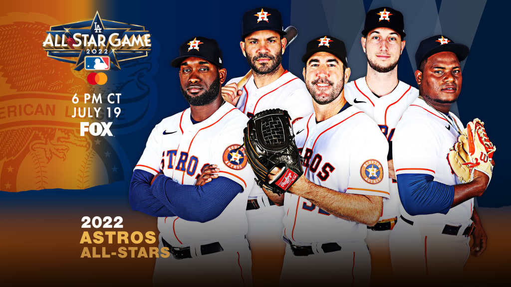 Justin Verlander Yordan Alvarez Kyle Tucker Framber Valdez to All Star Game