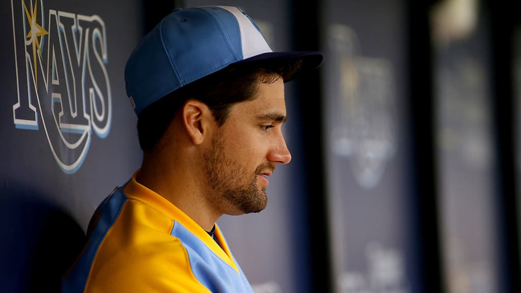 Nathan Eovaldi's fastball stayed in the upper 90s, with his splitter around 90 mph, during his one inning of work on Monday at Double-A. (Getty)
