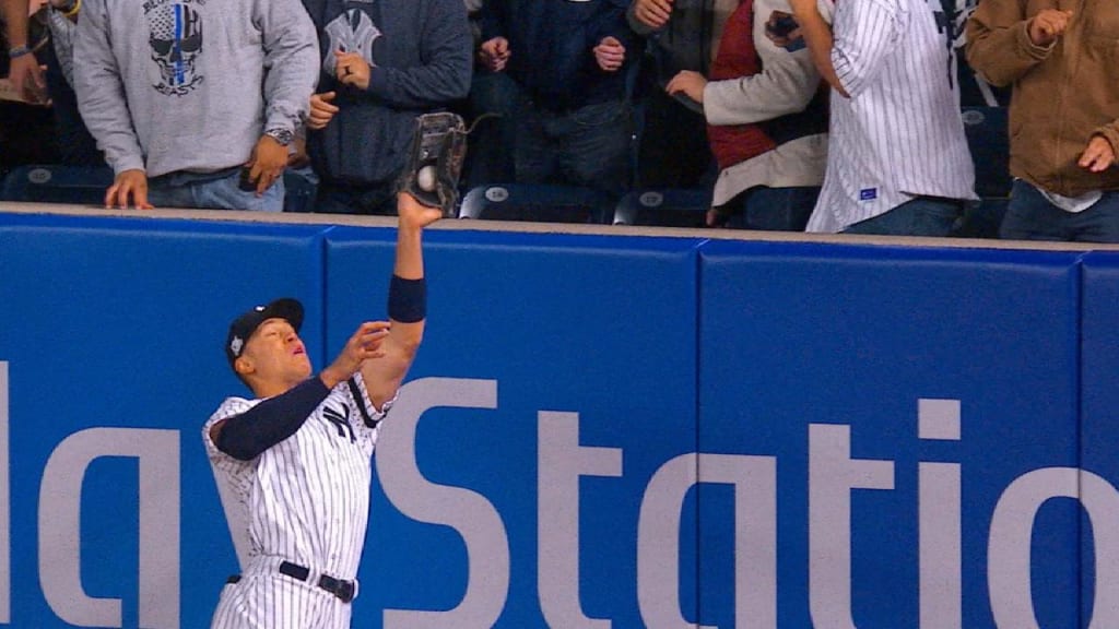 Judge's leaping catch