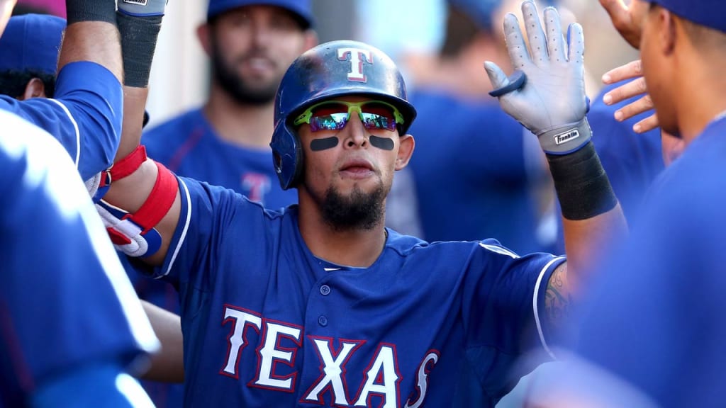 Roughned Odor had his first three-homer game Friday night. (Getty)