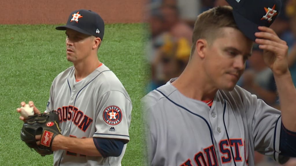 Greinke fans 5 in Game 3 start