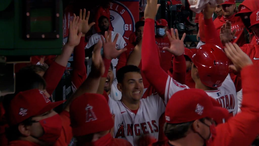 Angels score four in the 8th