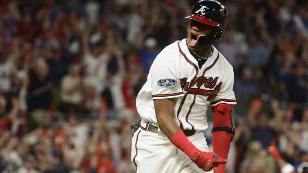 Ronald Acuña Jr. becomes 1st MLB player to join 40-70 club, then scores to  clinch NL's top seed for Braves