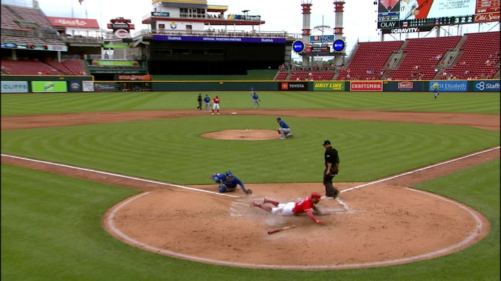 Reds score 20 runs in win over Cubs, most since 1999