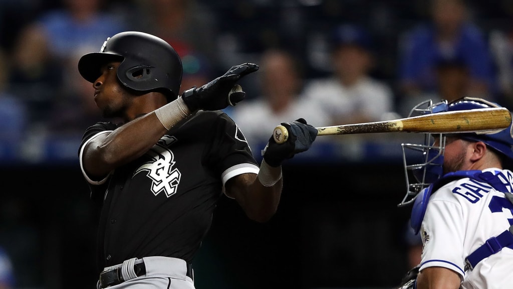 KANSAS CITY, MO - SEPTEMBER 12: Tim Anderson #7 of the Chicago White Sox hits a two-run home run during the 12th inning of the game against the Kansas City Royals at Kauffman Stadium on September 12, 2018 in Kansas City, Missouri. (Photo by Jamie Squire/Getty Images)