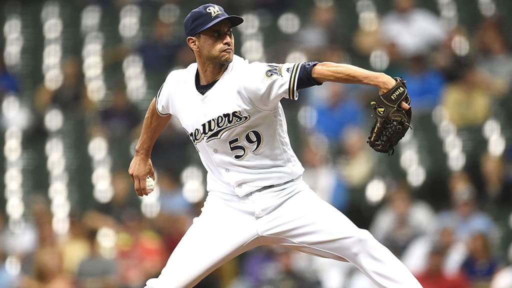 Brewers reliever Carlos Torres has allowed 12 earned runs and five home runs over his last 10 appearances. (Getty)