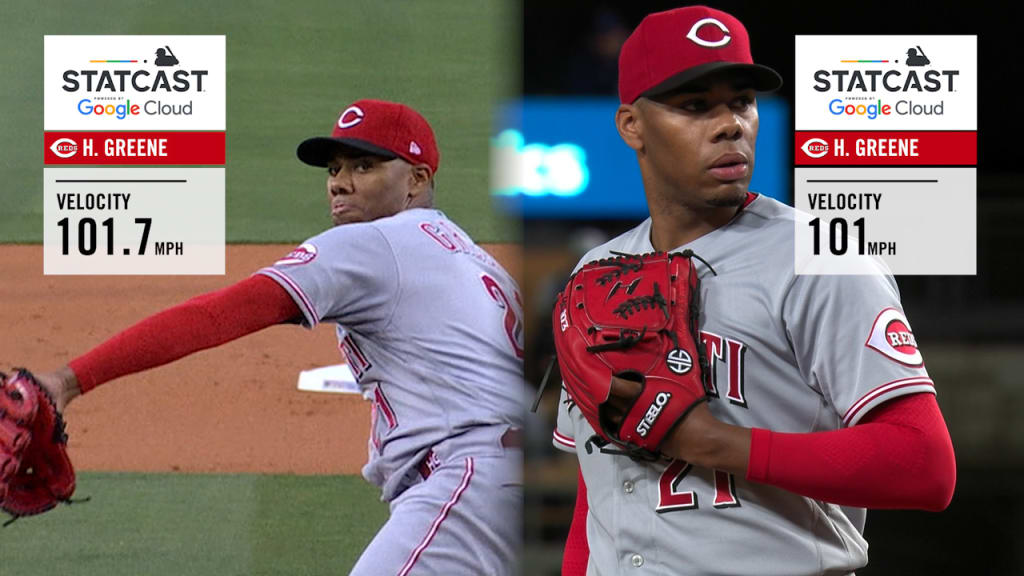 Hunter Greene breaks record for most 100 mph pitches in a game