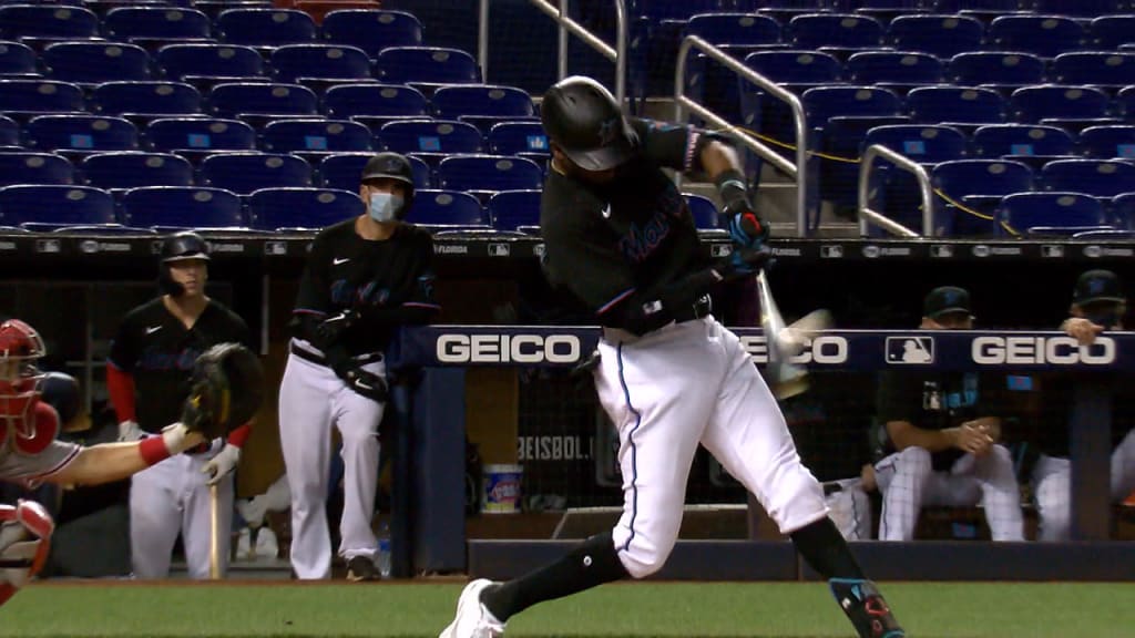 Lewis Brinson homers twice in Marlins' loss to Mets Florida & Sun News -  Bally Sports