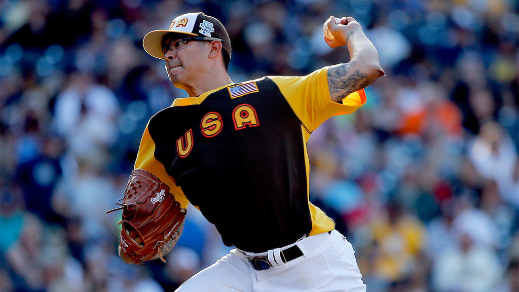 Anthony Banda, the No. 2 prospect in the D-backs' system, pitched at the All-Star Futures Game this year. (AP)