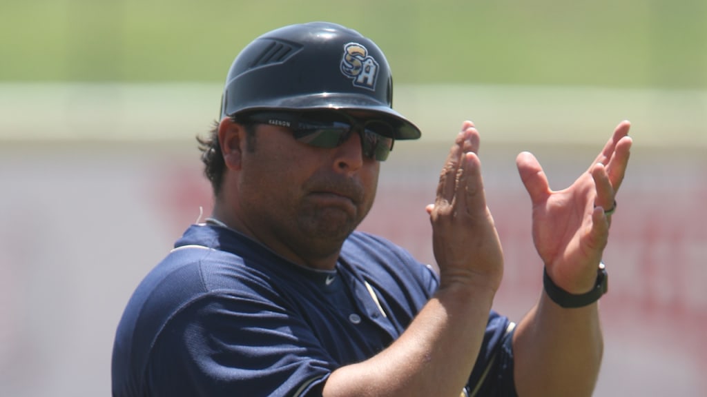 Rod Barajas will take over as the Padres' Triple-A manager in 2016. (Shawn E. Davis/MiLB.com)