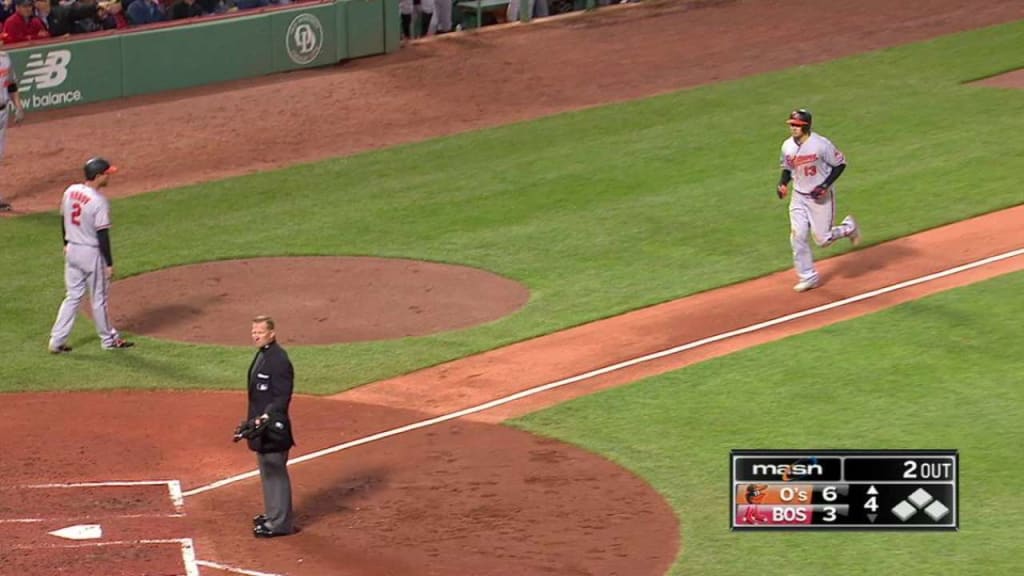 Manny Machado hits ball out of Fenway Park, takes leisurely stroll around  the bases