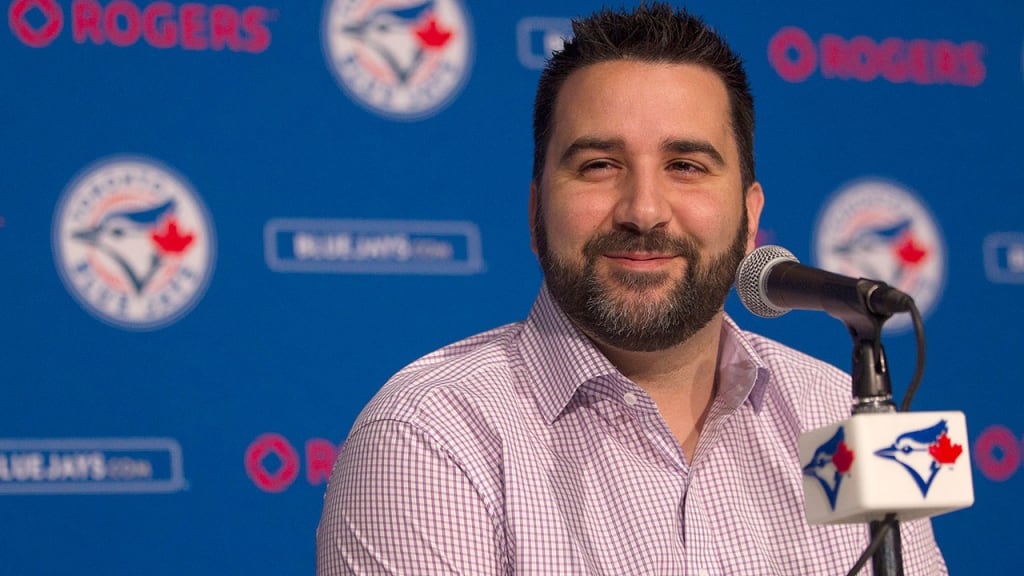 Alex Anthopolous left the Blue Jays during the offseason, becoming the vice president of baseball operations with the Dodgers. (AP)