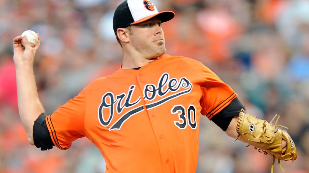 Chris Tillman last appeared in a game on Aug. 20, exiting after two-plus innings. (Getty)