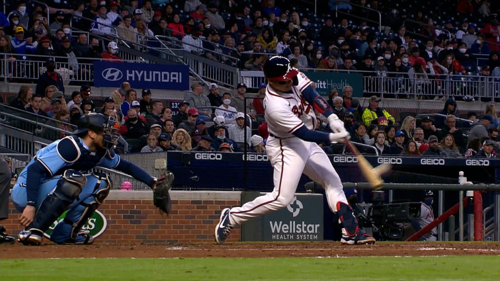 Cristian Pache factoring into Braves' starting outfield earlier