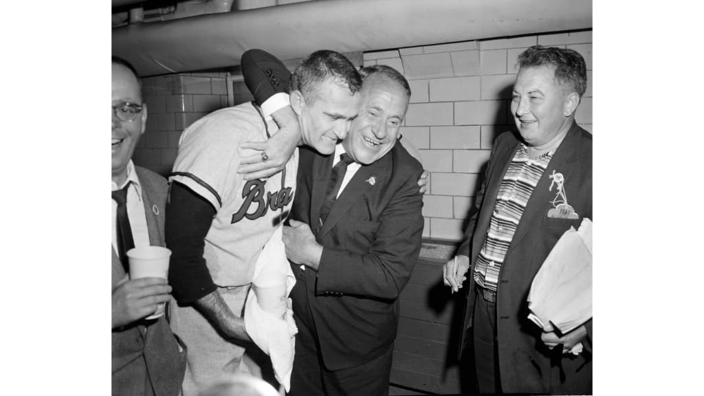 Lew Burdette, after pitching his second shutout in the 1957 World Series.