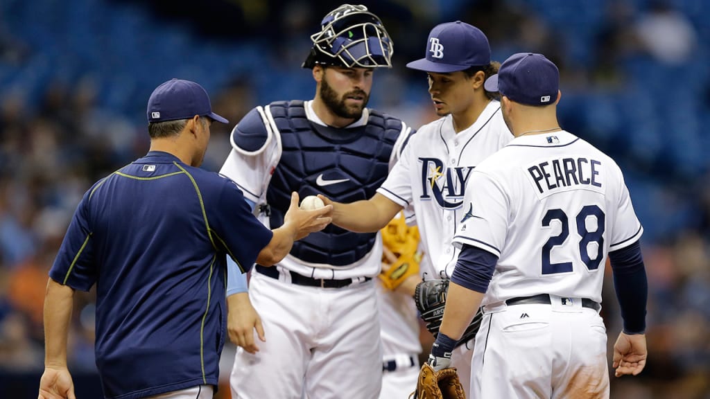 Pitcher Chris Archer heeded catcher Curt Casali's advice in Monday's game, resulting in 6 2/3 scoreless innings vs. the Orioles. (AP)